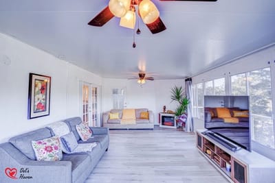 Cozy common room with seating and decor