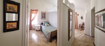 Interior view of a private resident room