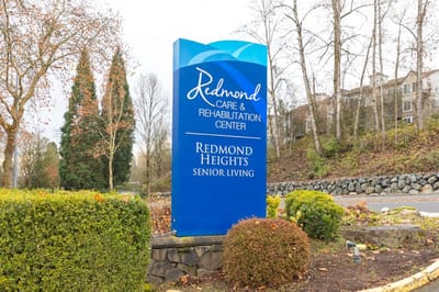 Signage for Redmond Care and Rehabilitation Center