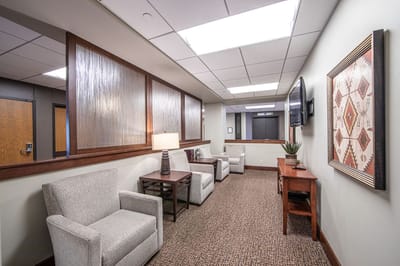 Interior common area with seating and decor
