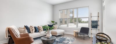 Bright interior lounge area with comfortable seating