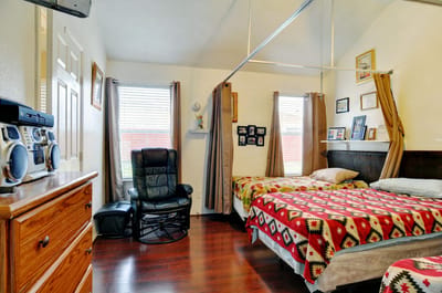 Cozy private resident room with two beds
