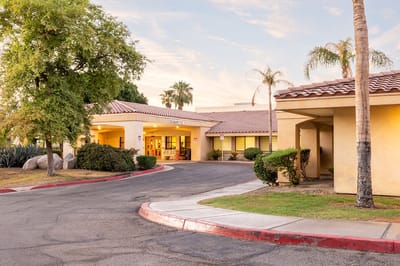 Exterior view of Willow Springs facility entrance