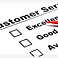 Knolls West Assisted Living, Nursing Home in Victorville, CA — Customer service feedback form with checkboxes and red mark