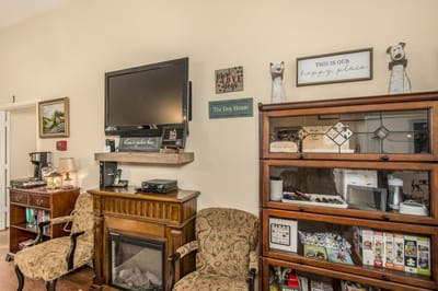 Interior common area with seating and decor