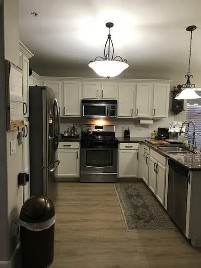 Bright kitchen in an assisted living facility