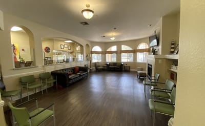 Interior view of a common area in the facility