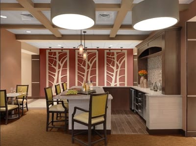 Interior common area with seating and decor