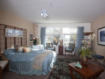 Cozy private resident room with natural light
