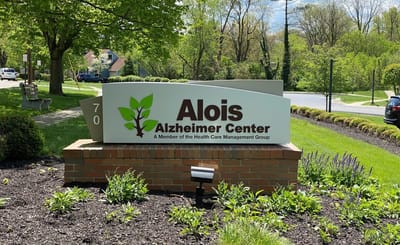 Signage for the Alois Alzheimer Center