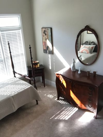 Cozy private resident room with natural light