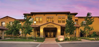 Exterior view of OakView Health Center building