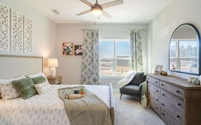 Cozy private resident room with modern decor