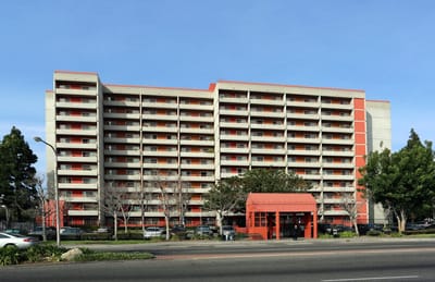 Exterior view of Flower Park Plaza facility