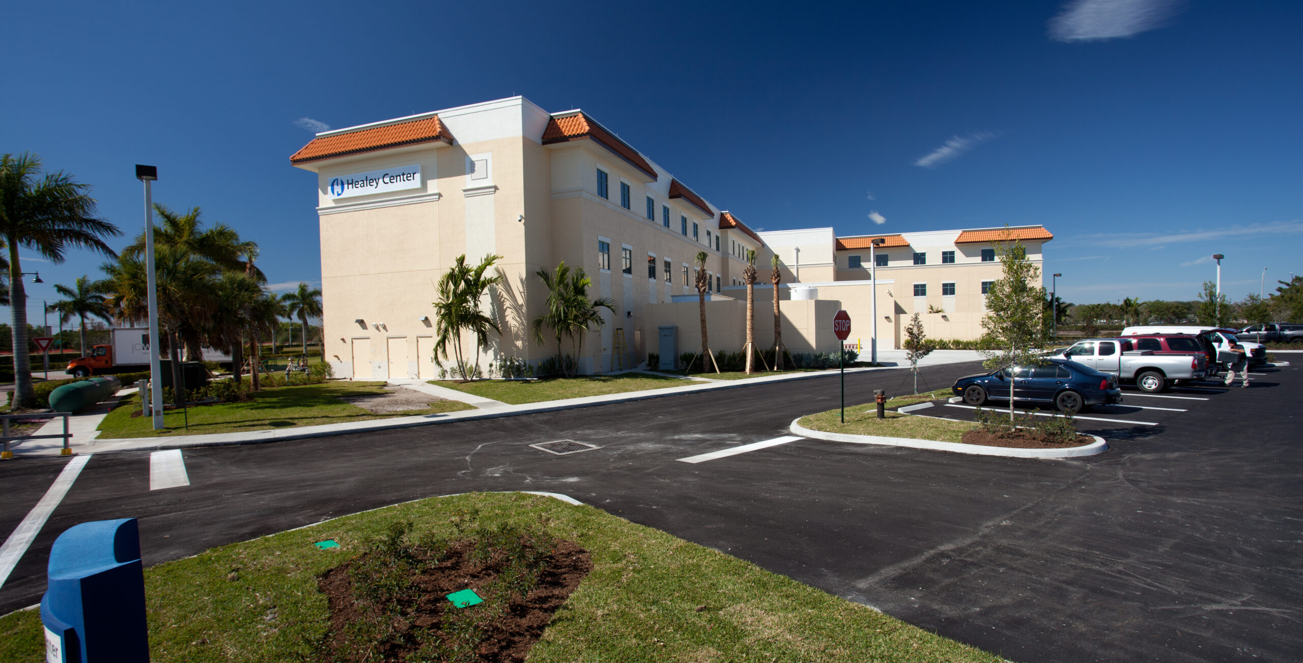 Exterior view of the Edward J. Healey Rehabilitation and Nursing Center