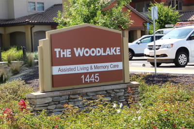 Signage for The Woodlake Assisted Living