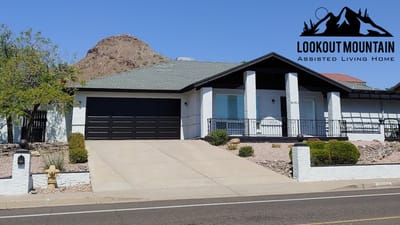 Exterior view of Lookout Mountain Assisted Living Home