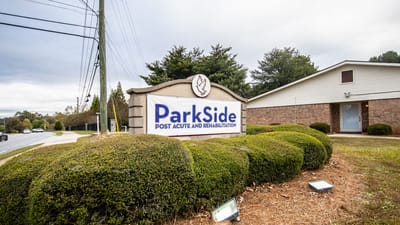 Signage of Parkside Post Acute and Rehabilitation Center