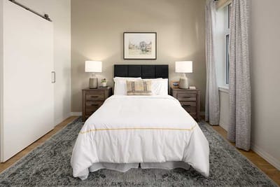 Neat, well-furnished private resident room