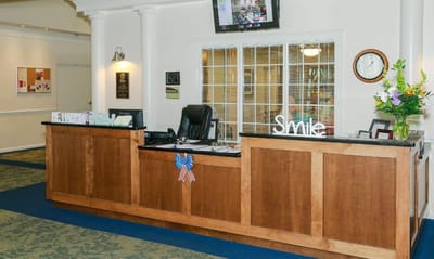 Reception area with a welcoming atmosphere