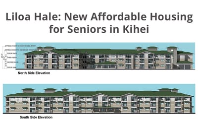 Architectural floor plan of a senior housing facility