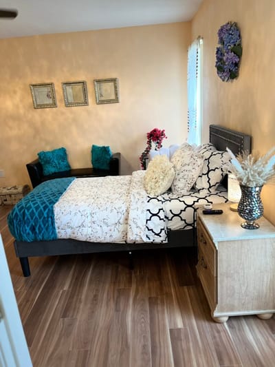Cozy resident room with decorative elements