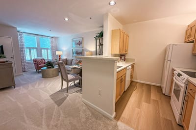 Cozy interior view of a resident living space