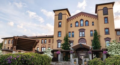 Exterior view of Mary's Woods assisted living facility