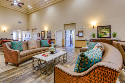Interior common area with comfortable seating