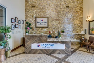 Reception area with a warm and inviting atmosphere