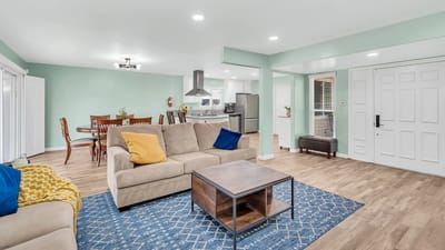 Bright interior common area with comfortable seating