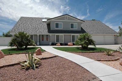 Exterior view of a nursing home facility