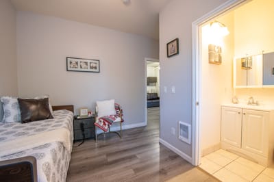 Private room in an assisted living facility