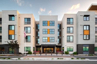 Exterior view of Ivy Park at Milpitas building