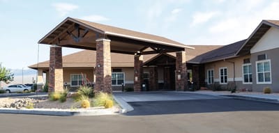 Exterior view of Mesa Valley Estates entrance