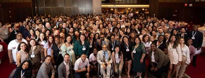 Large group of people at an event.