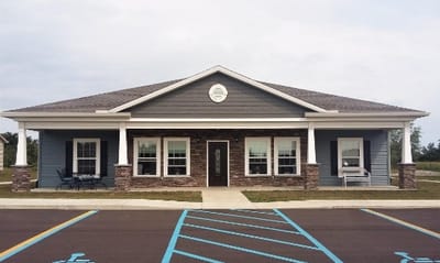 Front exterior view of a senior living facility