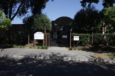 Exterior view of Bellerose Senior Living facility entrance