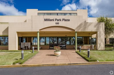 Front entrance of Millilani Park Plaza
