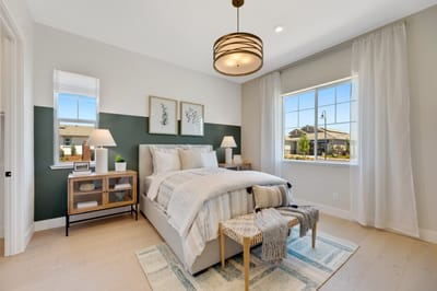 A beautifully decorated private resident room