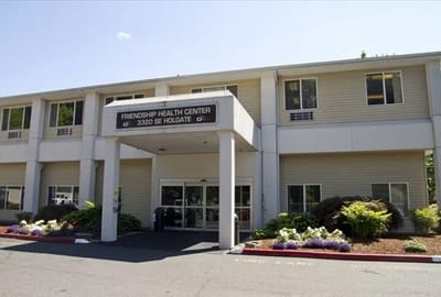 Exterior view of Friendship Health Center building