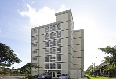 Exterior view of Hale Mohalu II facility building