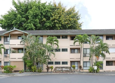 Exterior view of Hale Mohalu Senior Apartments
