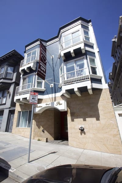Exterior view of a residential building