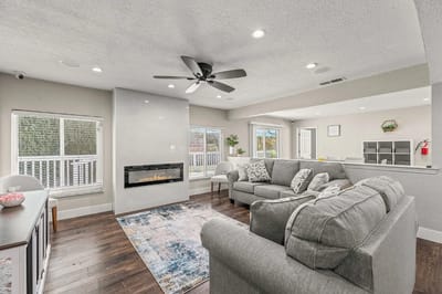 Bright interior common area with comfortable seating