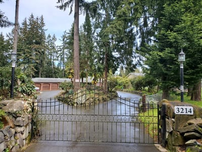 Entrance gate of Koi Castle Adult Family Home