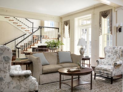 Interior view of a comfortable and inviting common area