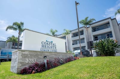 Exterior sign of Coastal Heights Senior Living
