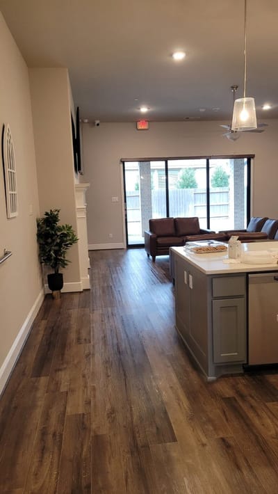Interior view of a bright, welcoming lounge area