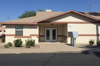 Exterior view of Buckeye Senior Apartments building